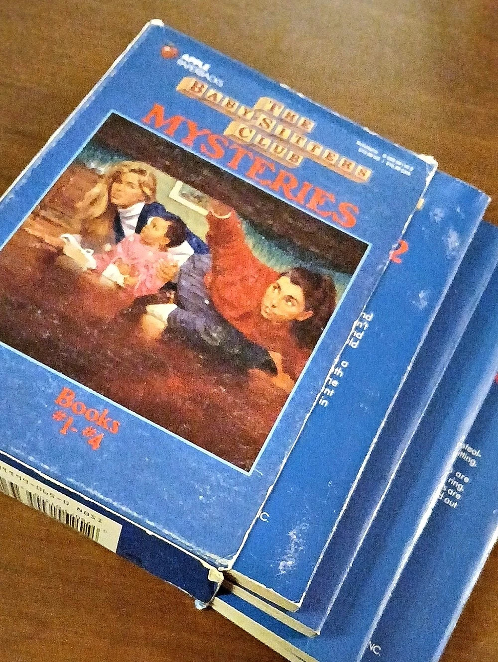 Vintage Scholastic The Baby-Sitters Club Mystery series Books #1-#4 Box Set 90s